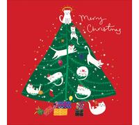 Pack of 5 Decorating The Tree Christmas Cards Supporting Multiple Charities