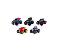PACK OF 5 DIE-CAST VEHICLES 1:64 DC COMICS Monster Jam