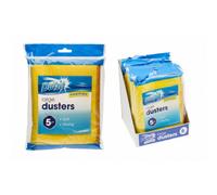 Pack Of 5 Duzzit Premium Large Yellow Dusters