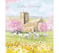 Pack Of 5 Easter Blessings Heavenly Blooms Traditional Pack Of Greeting Cards