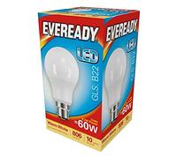 Pack of 5 Everyday LED Bulb GLS B22 Warm White Uses 8.2W/60W Power
