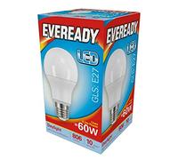 Pack of 5 Everyday LED Bulb GLS E27 Daylight Uses 8.2W/60W Power