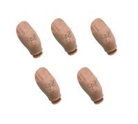 Pack of 5 Funny 3D Toe Decorations for Crocs, Funny Shoe Charms & Stickers, Carniva, Accessories for Children & Adults, Removable Fake Toes, B, Silicone