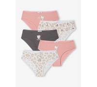 Pack of 5 Hello Kitty cotton briefs for girls blush