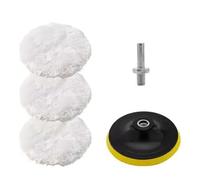 Pack Of 5 High Efficiency Polishing Pads Automotive Wool Upgrades For Car & Motorcycles Small Scratch Repair