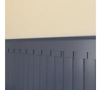 (Pack Of 5) Jumbo Dentil Trims - 1M Long - Wall And Shelf Edging Mdf Wood - (By Trims & Co.)