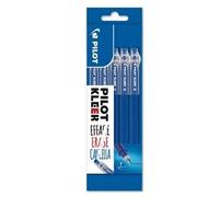 Pack of 5 Kleer Pilot Erasable Ballpoint Pens Blue