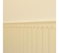 (Pack of 5) Large Scallop Trims - Unprimed - 1m Long - Wall and Shelf Edging MDF Wood (by Trims & Co.)