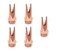 Pack of 5 Lightweight Welding Nozzle Handheld Nozzle for Head Part Copper Replacement Welding Accessories Multifunctional