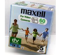Maxell DV Tape 5 Pack 60 Mins