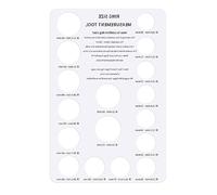 Pack of 5 Measuring Cards Board Jewellery Cardboard Sheets Finger Circumferences Ring Sizer Measuring Tool Measuring Ring Sizer for Loose Rings
