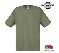 Pack of 5 Mens Original T-Shirts 100% Cotton S-2XL 21 Colours Fruit of the Loom