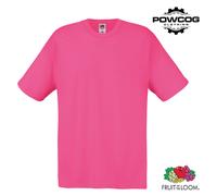 Pack of 5 Mens Original T-Shirts 100% Cotton S-2XL 21 Colours Fruit of the Loom