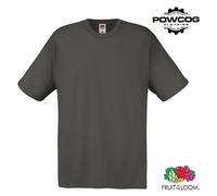 Pack of 5 Mens Original T-Shirts 100% Cotton S-2XL 21 Colours Fruit of the Loom