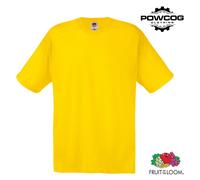 Pack of 5 Mens Original T-Shirts 100% Cotton S-2XL 21 Colours Fruit of the Loom