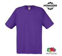 Pack of 5 Mens Original T-Shirts 100% Cotton S-2XL 21 Colours Fruit of the Loom