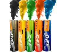 Pack of 5 Multi-coloured 60 Second Fumigation Fumes - Wick Triggery, Time ±60 Seconds, Coloured Hand Fumiger - F1 Category - zenda club (Multi-Colour)