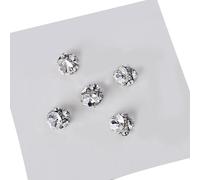 Pack Of 5 Nails Art 3D Rhinestones Crystal Nails Art Decorations Supplies For Acrylic Nails
