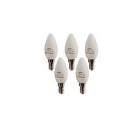 Pack Of 5 OSRAM LED Star+ Classic B40 5w = 40w Candle Bulb Warm White SES E14