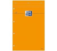 Pack of 5 Oxford Notepad with Small 5 x 5 Squares 160 Pages A4 Orange