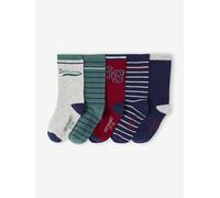 Pack of 5 pairs of "Baltimore" socks for boys ink blue