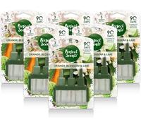 Pack of 5 Plug-In 3volution Air Freshener Refills by Just Pure - Compatible with Ambi Pur 3tation Plug-In Units, Long-Lasting 20ml Refills, Up to 90 Days of Fragrance (Orange Blossom & Lime)