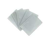 Pack of 5 Portrait Style Replacement Plastic Credit Card Insert Sleeves 5013