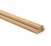 Pack of 5 Premium Quality European Oak Dowel - 500mm Long (12.7mm - 1/2" Diameter)