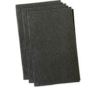 Pack of 5 Premium Universal Motor Protection Filter | Cut to Fit | Colour: Black | Dimensions: 250 x 200 x 4 mm | Vacuum Cleaner Filter - Microfilter