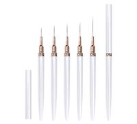 Pack Of 5 Professional Nails Art Brushes Set MultiFunctional Tip Painting Brush For Intricate Designs Precise Detailing Professional Nail Art Tools Set