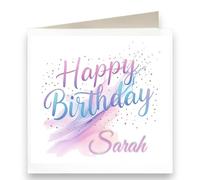 Pack of 5 Quality Personalised Birthday Cards - Customisable - Multiple Designs to Choose - Birthday Cards for Kids & Adults, Boys, Girls, Men, Women - Great Value Bundle (CB18)