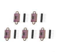 Pack Of 5 Ranging Sensor Modules For VL53L0X With Infrared Flight Time Technology, Supporting For Gesture Sensing And Obstacle Detection In Robotics