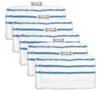 Pack Of 5 Rectangular Microfiber Cloths For Black decker Steam Mop - Alternative To Fsmp20 - Genuine Product For Fsm1630,fsm1616,fsm1605,fsmh13e5,fsm1
