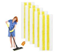 Pack of 5 Replacement Mop Covers for Kärcher Steam Cleaner Easyfix Set, for Kärcher Steam Cleaner EasyFix SC 1, SC 2, SC 3, SC 4, SC 5 Floor Nozzle Microfibre Mop Accessories, for Cleaning All Floor