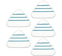 Pack of 5 Replacement Pads for Steam Cleaners, Microfibre Floor Cloths, Steam Mop Pad, Replacement Cloths, General Accessories for Triangular