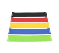 Pack of 5 Resistance Bands Exercise Workout Bands Elastic Workout Bands, Exercise Loop Bands with 5 Resistance Levels for Women Men Home Fitness Strength Training Yoga Pilates (Rainbow)
