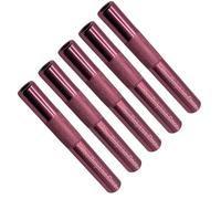 Pack of 5 Reusable Metal Drinking Shot Snorter Straw Fun Party Game Accessories Aluminium Portable - You Only Live Once - Logo Design in Pink Colour Giditrus