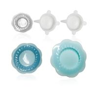 Pack Of 5 Silicone Protective Covers, Food Preservation Cover, Bowl Cover, Multifunctional Preservation Cover, Stretch Film, Flower Shaped Preservation Cover