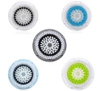 Pack of 5 Sonic Facial Clean Brush Head Deep Pore Facial Cleansing Brush Heads Replacement for Mia 1, Mia2, Mia3 (Aria), SMART Profile, Alpha Fit, Pro, Plus