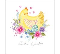 Pack of 5 Spring Chicken Happy Easter Greetings Cards In Same Mini Card Design