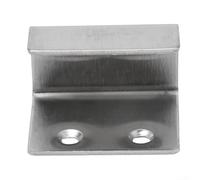 Pack of 5 Stainless Steel Flat Hooks Hanger for Display Boards and Ceramic Tiles with 2mm Thick Steel Plate and Anti Deformation Features (L)