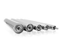 Pack of 5 Stainless Steel Rollers for Wood Conveyors - 25mm Diameter 900mm Length Gravity-Driven Replacement for Industrial Belt Conveyor Systems