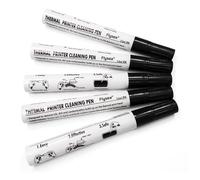 Pack of 5 Thermal Printer Cleaning Pen Printhead Cleaner Kit for Electronic Face Sheet Print Head Cleaning Card Printer Stain Remover for Datacard, Evolis, Magicard, IPD, Fargo Card Printers (#2)