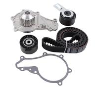 Pack of 5 Timing Belt Kit and Water Pump for Citroën Berlingo C-Elysee | for C3 Mk1 C4 Grand Picasso Mk1 C5 Mk3 Dispatch Mk2 for Ford C Max Focus Galaxy Mk2 Grand Cmax Mondeo Mk4 S max