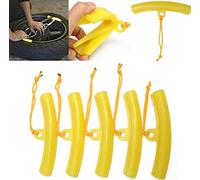 Pack of 5 Tyre Rim Protector Rim Mounting Protection Installation Aid for Car Tyre Changer Protection Rim Protector Tyre Wheel Change Edge Savers Tool (Orange)