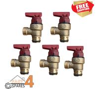 PACK OF 5 VAILLANT ECOTEC PLUS 831 & 832 VUW PRESSURE RELIEF SAFETY VALVE 178985 [EEK: A+++]