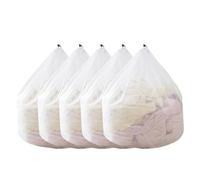 Pack of 5 Washing Machine Laundry Bags, 30 x 40 cm, Laundry Bags, Dirty Laundry Bag with Drawstring, Reusable Net with Drawstring