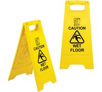 PACK OF 5 WET FLOOR SIGNS CAUTION WARNING BOARD YELLOW SIGN