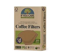 Pack of 5 x If You Care #4 Cone Coffee Filters - Brown - 100 Count
