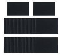 Pack of 50 300gsm Cardboard Envelopes, Small Black, Letter Envelope Without Window, Letter Cover, Thickened Envelopes, Organisation for Greeting Cards, Invitations, Birthday Cards, 16 x 10.5 cm